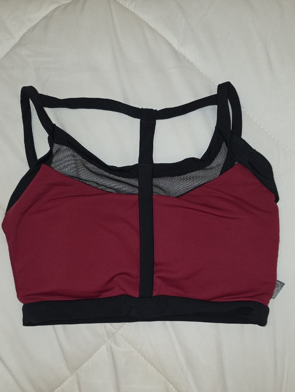 ArtGo Sport "Asya" Dance Top Deep Red Color